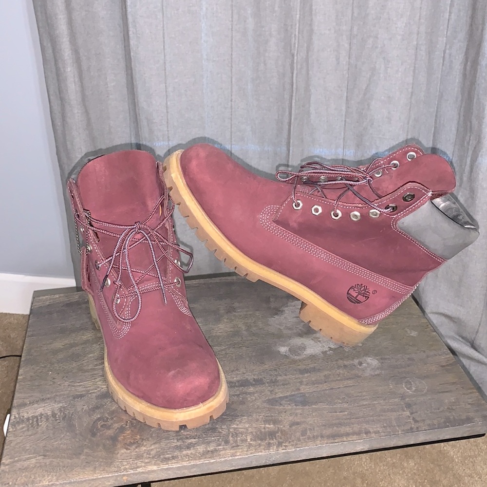 BURGUNDY 6-in WATERPROOF TIMBERLANDS